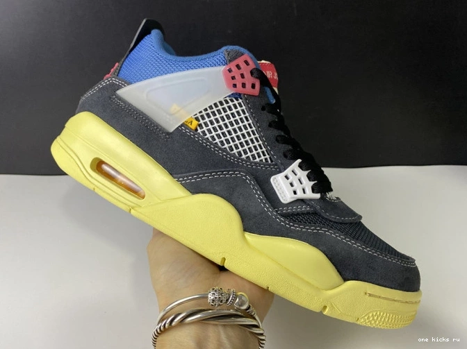 Rep Onekick JORDAN NOIR UNION AIR OFF DC9533-001 RETRO 4 0603